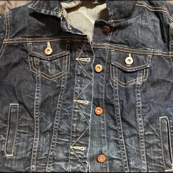 Dark wash Arizona Jean Co Jean Jacket - Picture 9 of 11